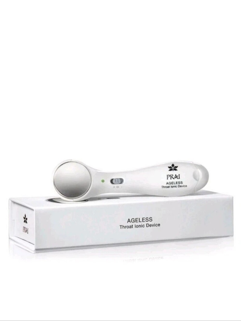NEW PRAI Ageless Throat Ionic Device Handheld Microcurrent Skincare Sealed